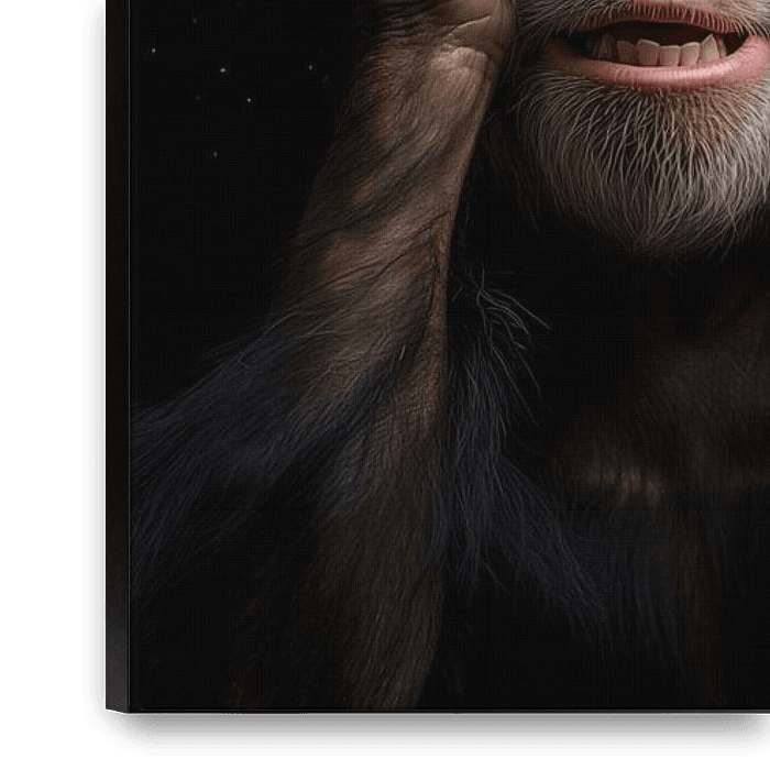 Three wise monkeys by Luc V. de Zeeuw on canvas, poster, wallpaper